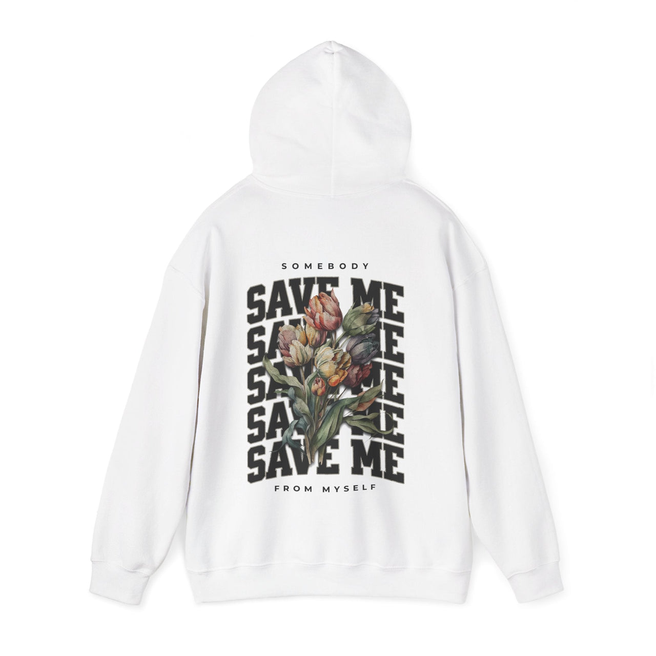Jelly Somebody Save Me Floral Pullover Hoodie - Adult Unisex - Sunlit Funlit Country Music Tees