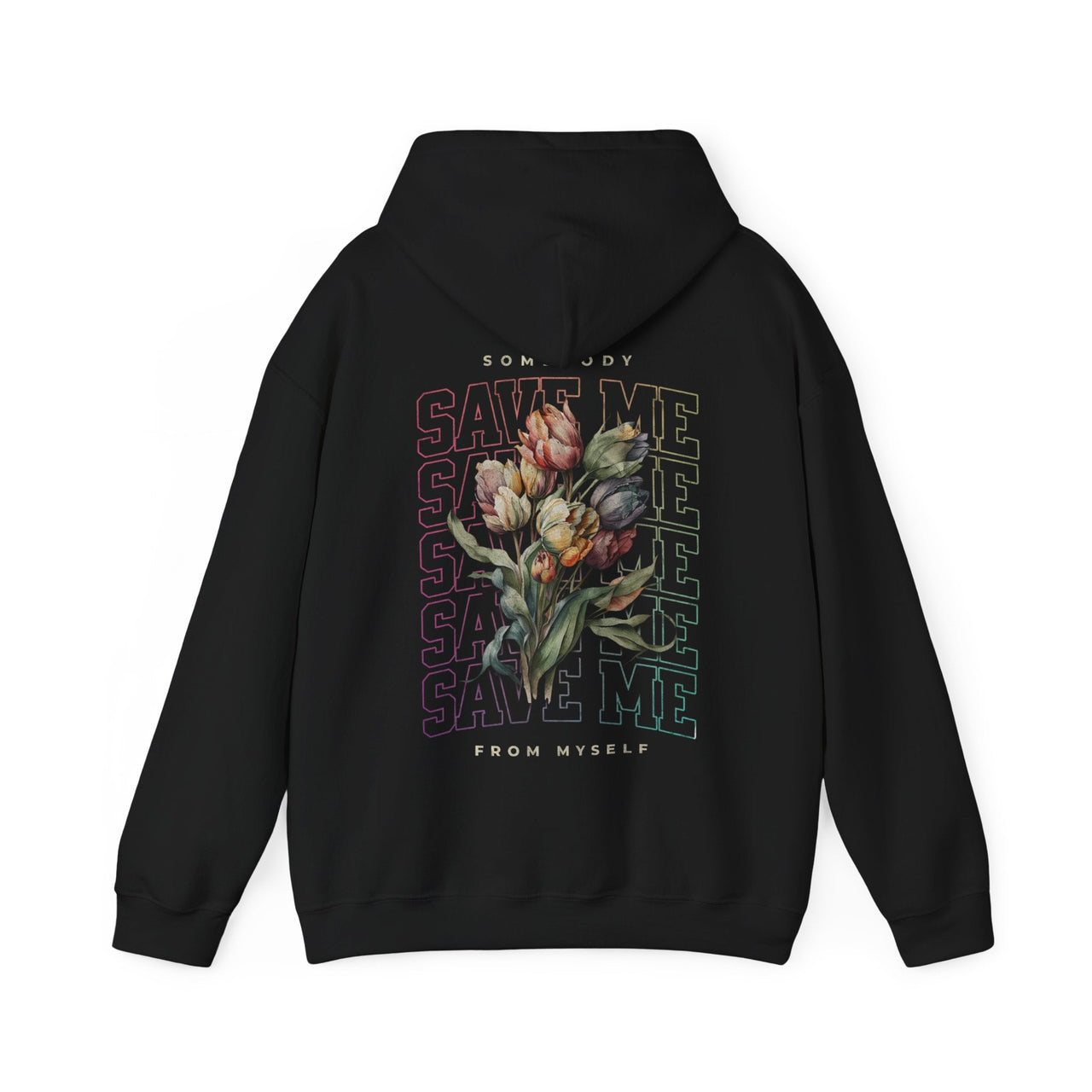 Jelly Somebody Save Me Floral Pullover Hoodie - Adult Unisex - Sunlit Funlit Country Music Tees