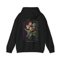 Thumbnail for Jelly Somebody Save Me Floral Pullover Hoodie - Adult Unisex - Sunlit Funlit Country Music Tees