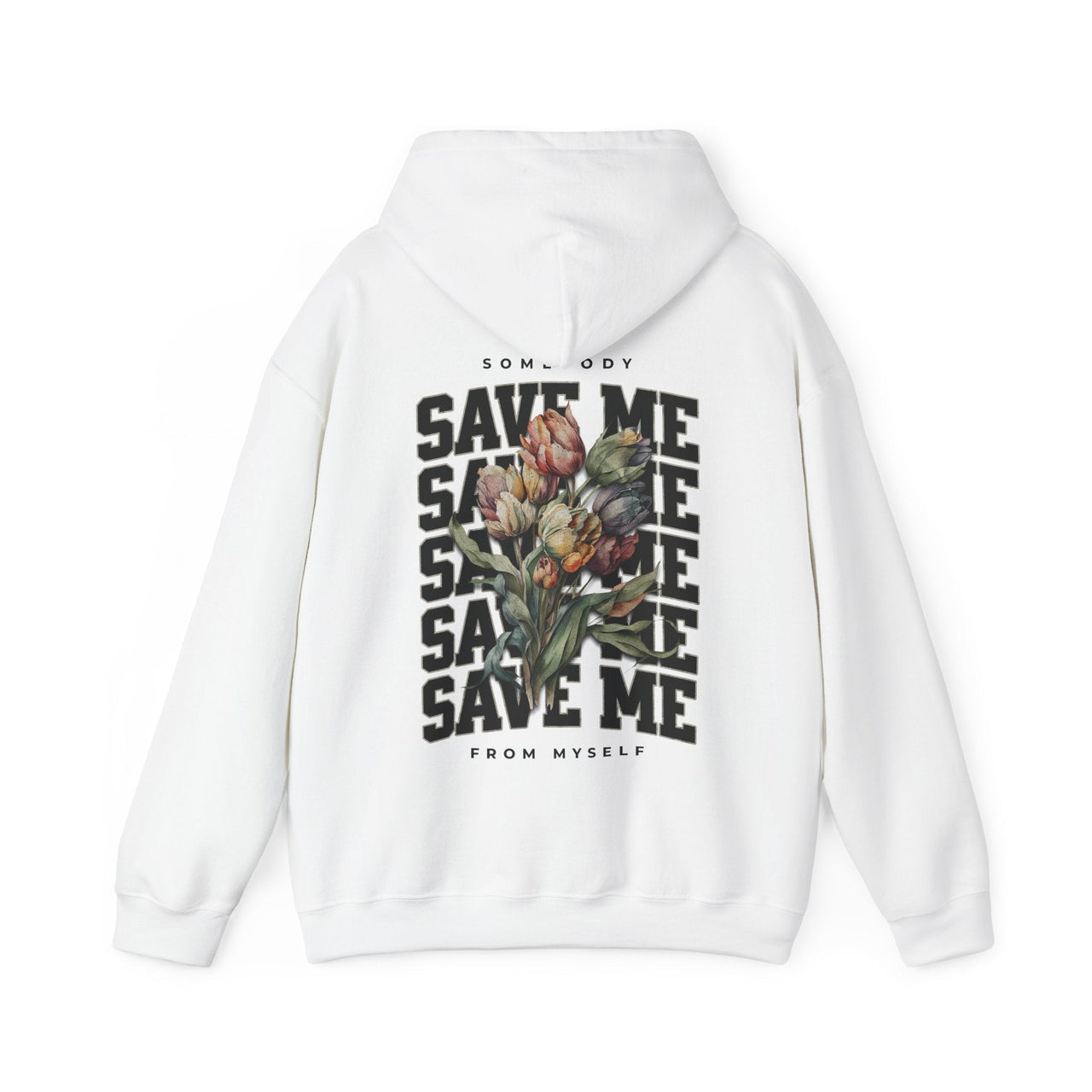 Jelly Somebody Save Me Floral Pullover Hoodie - Adult Unisex - Sunlit Funlit Country Music Tees