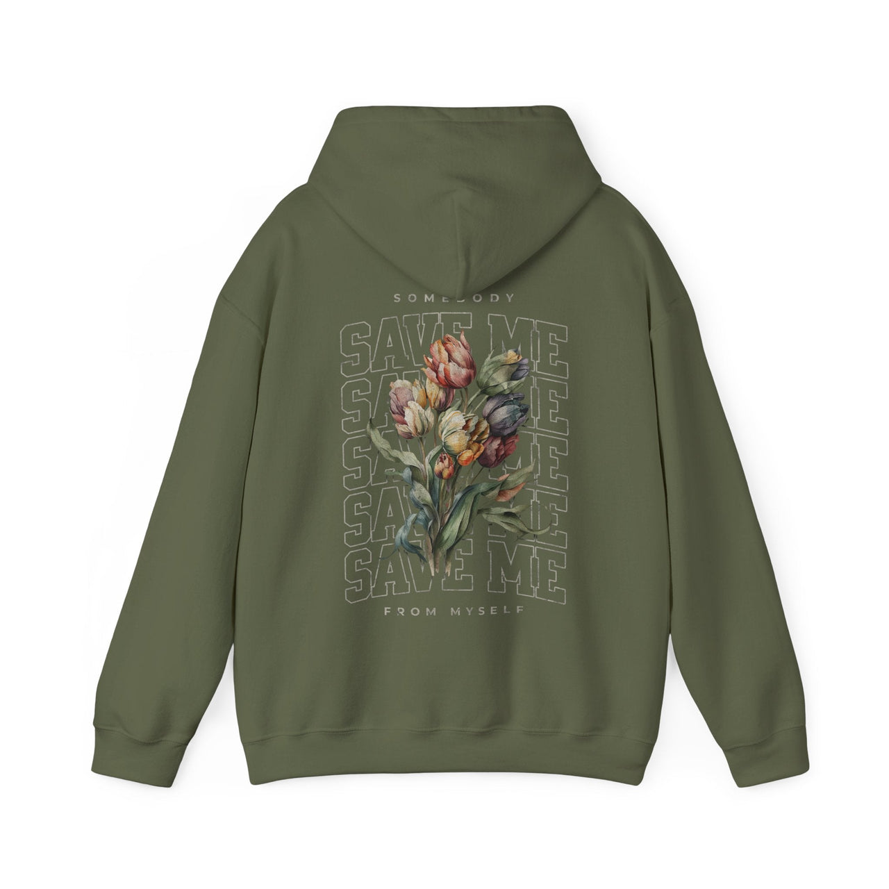 Jelly Somebody Save Me Floral Pullover Hoodie - Adult Unisex - Sunlit Funlit Country Music Tees