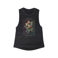 Thumbnail for Jelly Somebody Save Me Rainbow Muscle Tank - Sunlit Funlit Country Music Tees