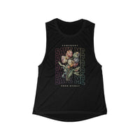 Thumbnail for Jelly Somebody Save Me Rainbow Muscle Tank - Sunlit Funlit Country Music Tees