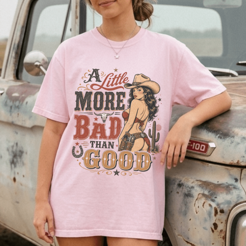 Little More Bad Ella Fan Tee