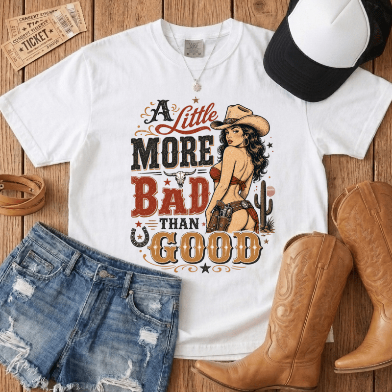Little More Bad Ella Fan Tee