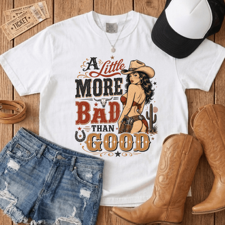 Little More Bad Ella Fan Tee