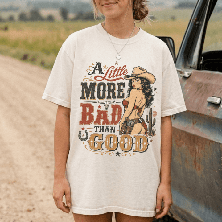 Little More Bad Ella Fan Tee