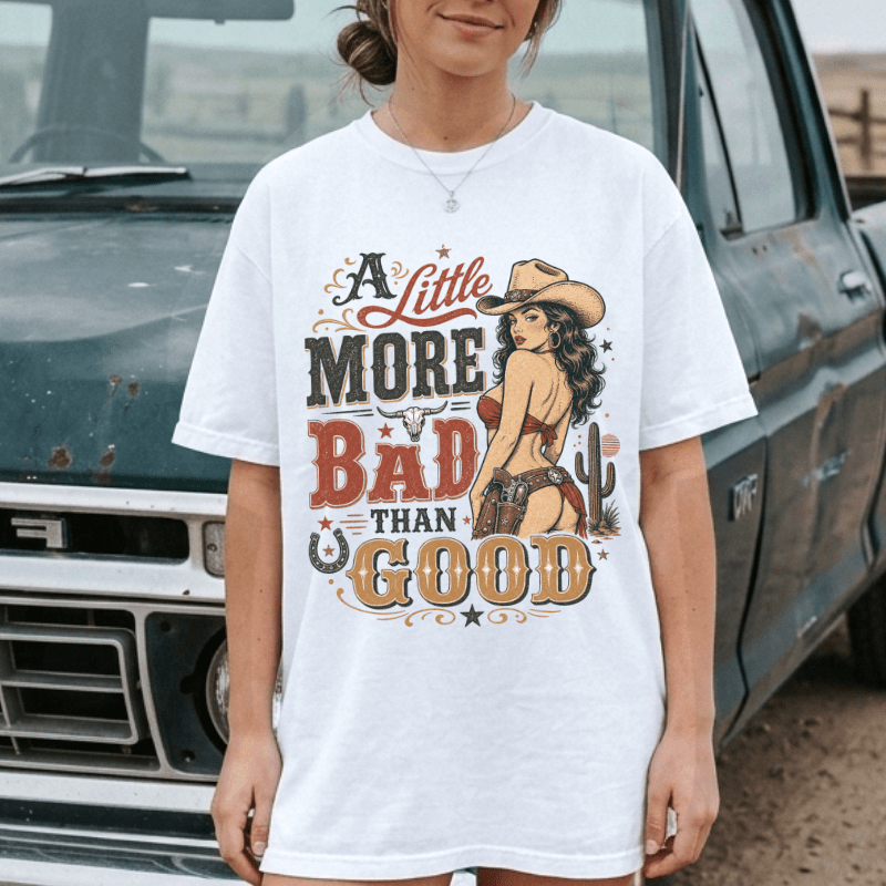 Little More Bad Ella Fan Tee