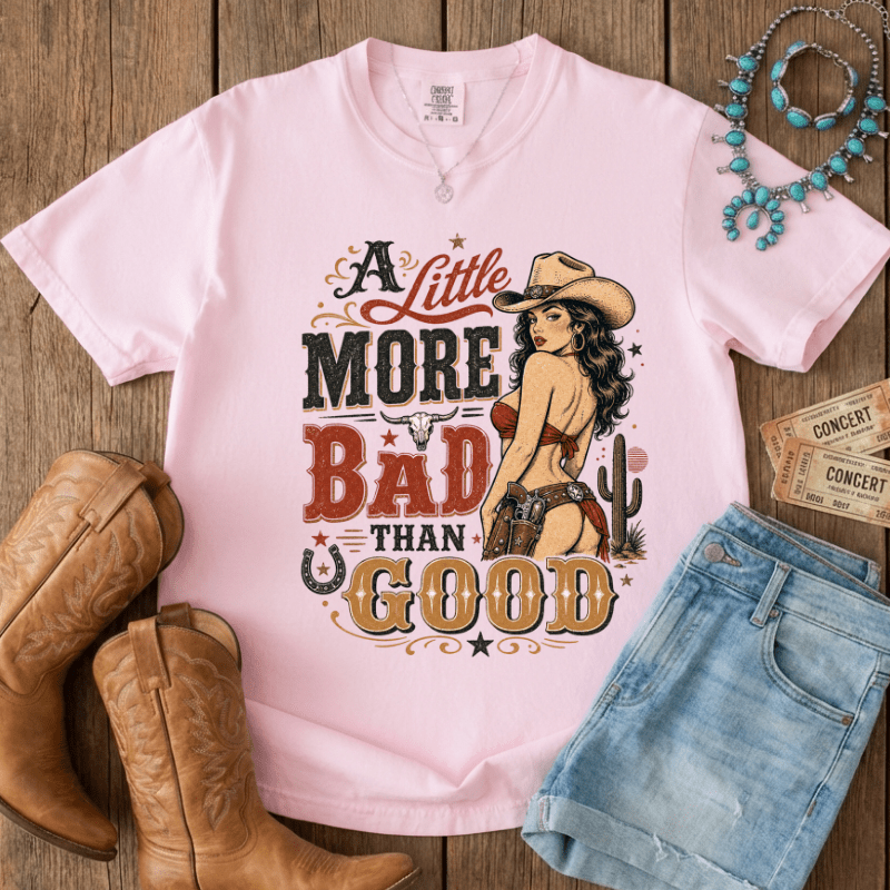 Little More Bad Ella Fan Tee