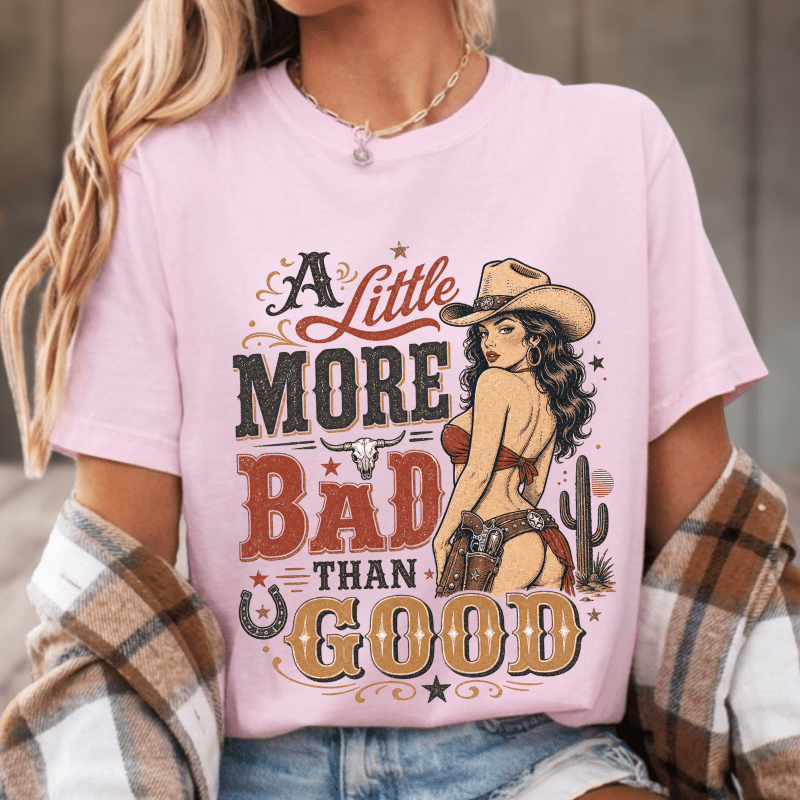 Little More Bad Ella Fan Tee