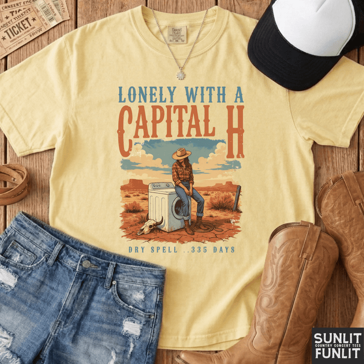 Lonely With a Capital H Tee