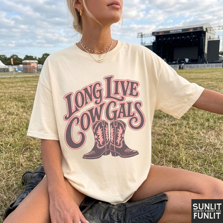 Long Live Cow Gals Western Tee