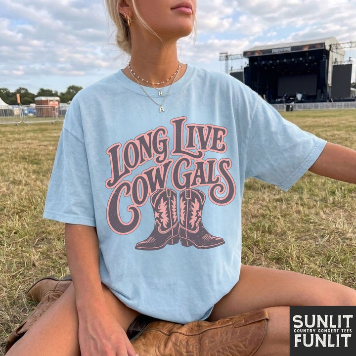 Long Live Cow Gals Western Tee