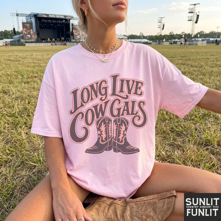 Long Live Cow Gals Western Tee