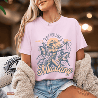 Thumbnail for Love You Like A Mustang Country Concert Tee - Sunlit Funlit | Graphic Tees for Country Concert Addicts
