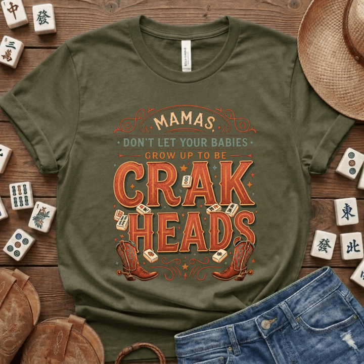 Mahjong Crakheads Lightweight Tee