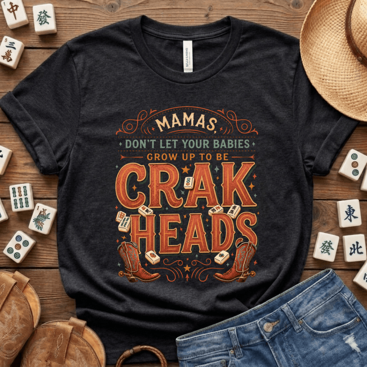Mahjong Crakheads Lightweight Tee