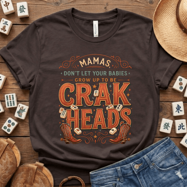Mahjong Crakheads Lightweight Tee