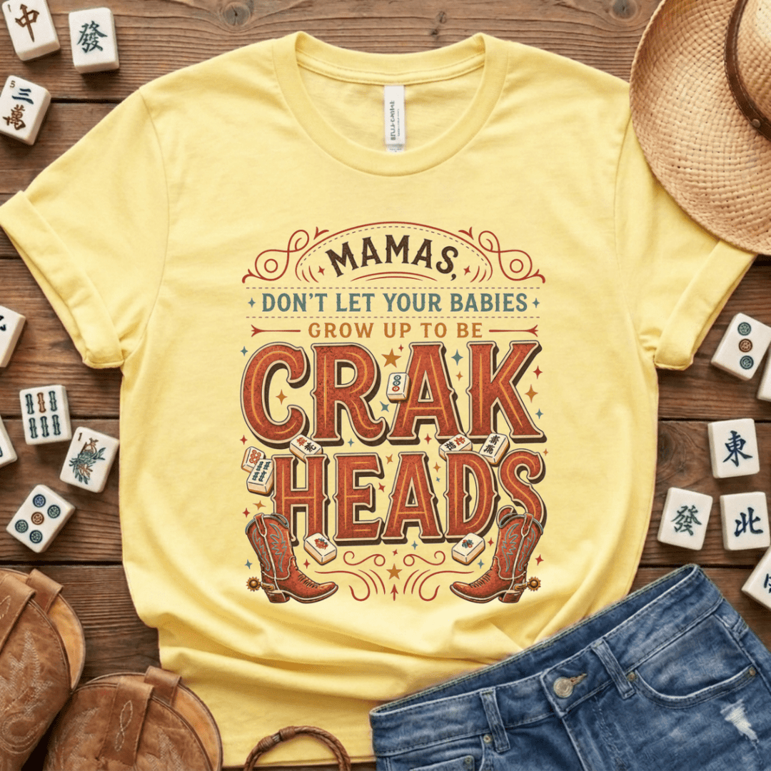 Mahjong Crakheads Lightweight Tee