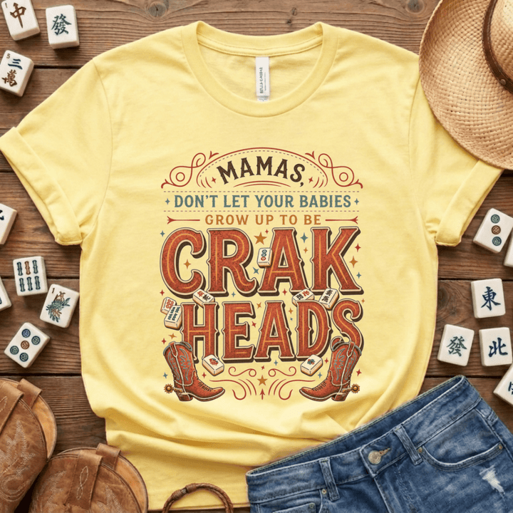 Mahjong Crakheads Lightweight Tee