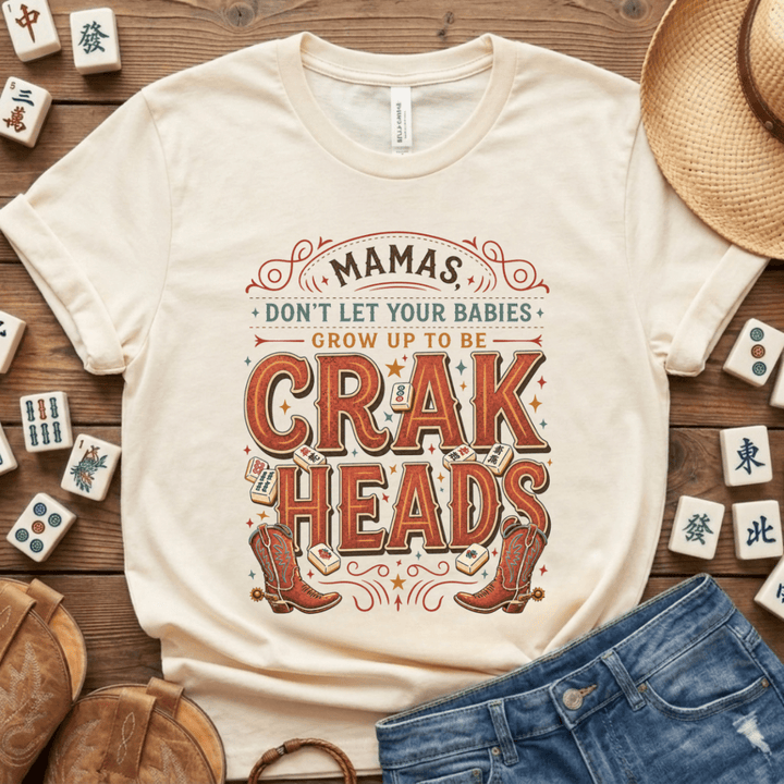 Mahjong Crakheads Lightweight Tee