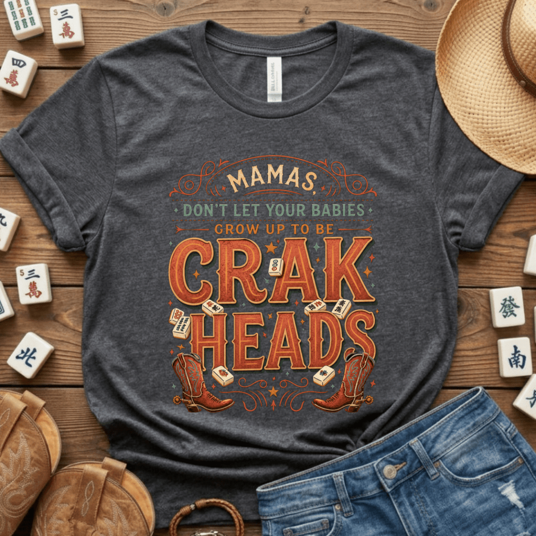 Mahjong Crakheads Lightweight Tee