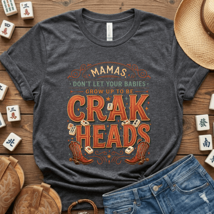 Mahjong Crakheads Lightweight Tee