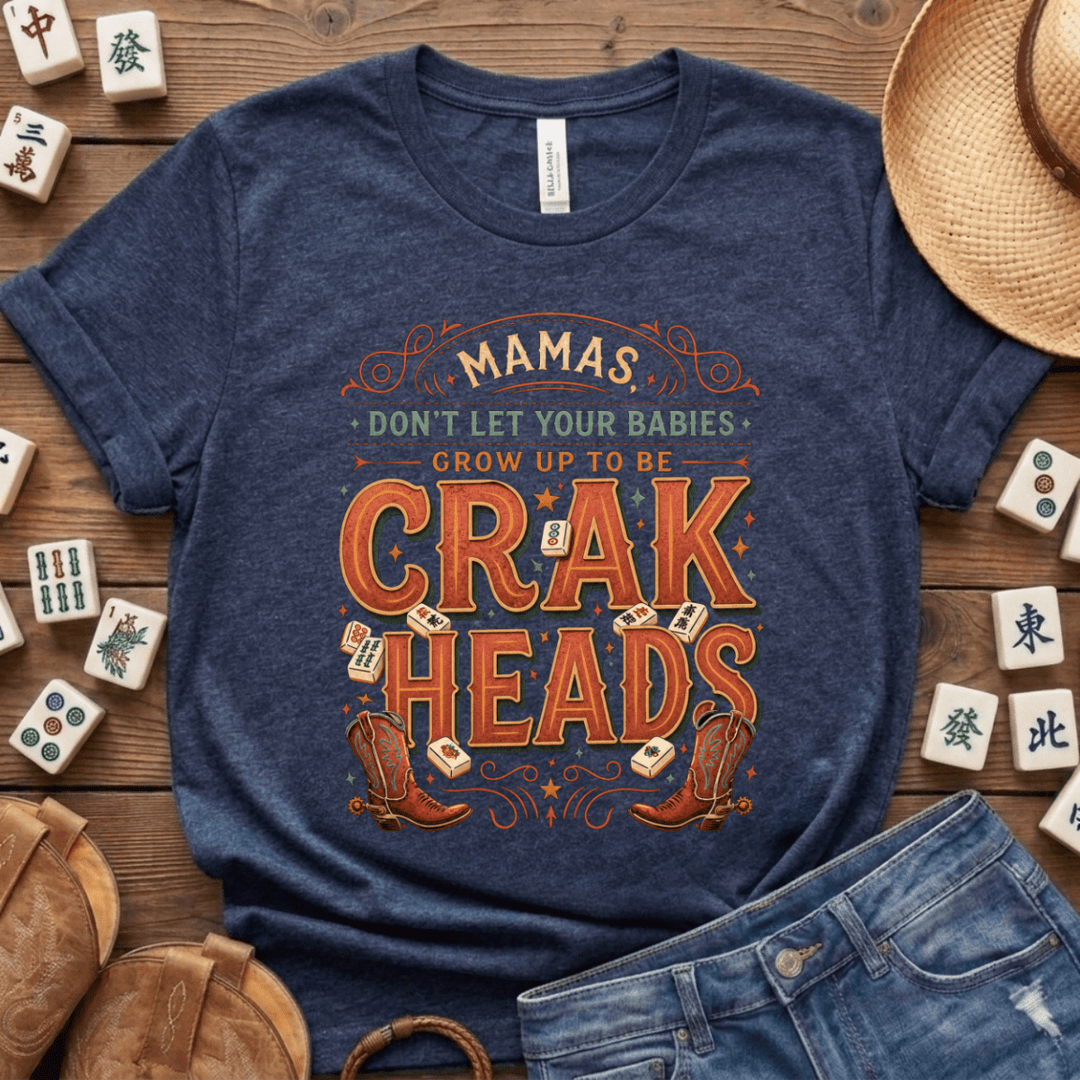 Mahjong Crakheads Lightweight Tee