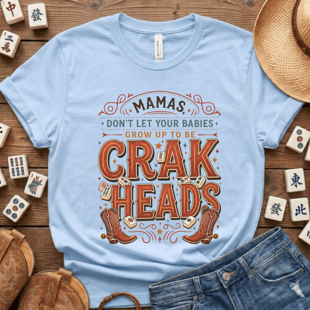 Mahjong Crakheads Lightweight Tee