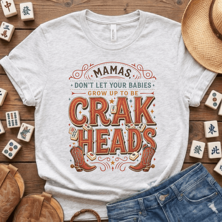 Mahjong Crakheads Lightweight Tee