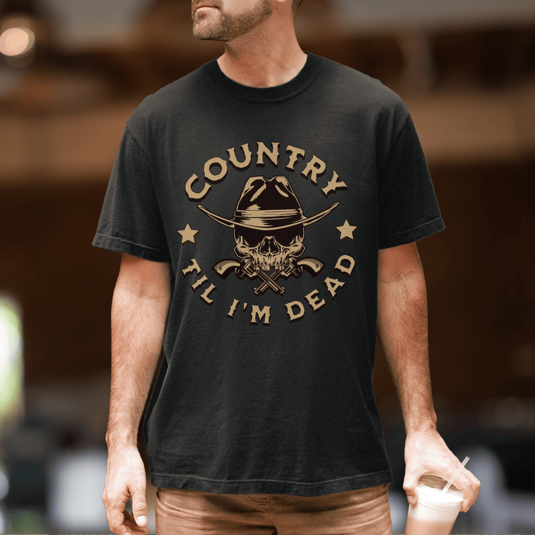 Men's Country Til I'm Dead Comfort Colors Tee - Sunlit Funlit