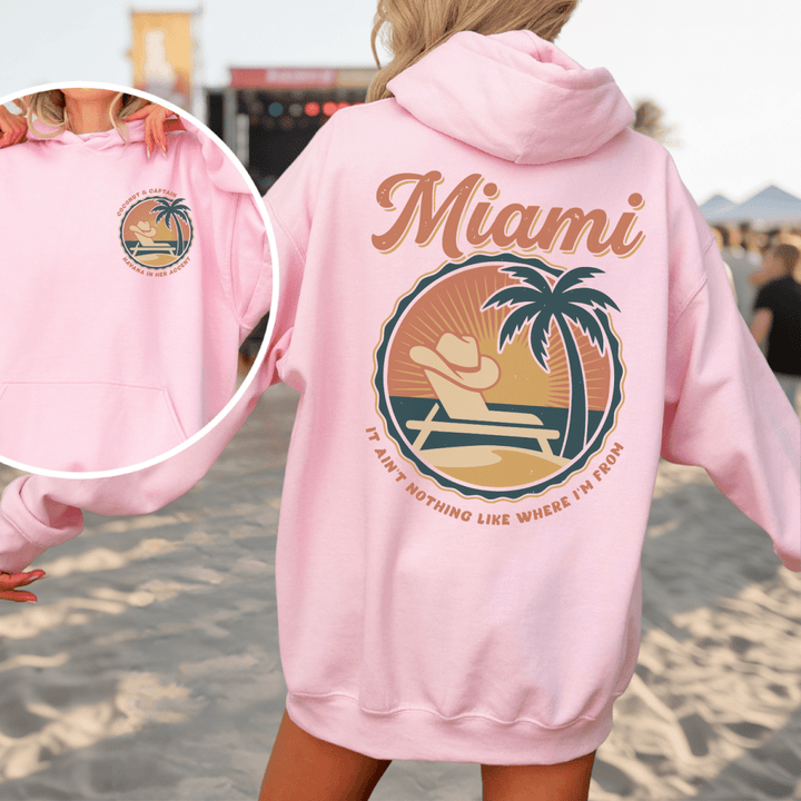 Miami Double Sided Hoodie - Sunlit Funlit