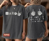 Thumbnail for Middle Finger to the Sky Hardy Concert Tee (reversed) - Sunlit Funlit | Graphic Tees for Country Concert Addicts