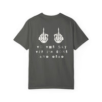 Thumbnail for Middle Finger to the Sky Hardy Fan Tee - reversed - Sunlit Funlit | Graphic Tees for Country Concert Addicts