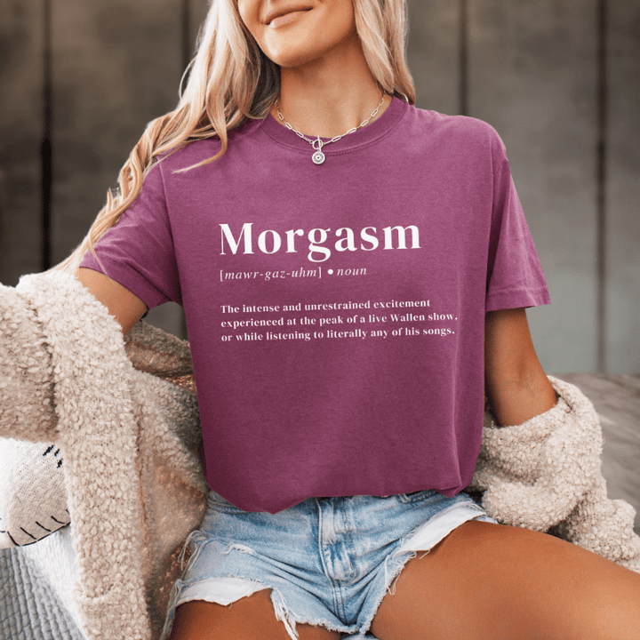 Morgasm Comfort Colors Country Concert Shirt