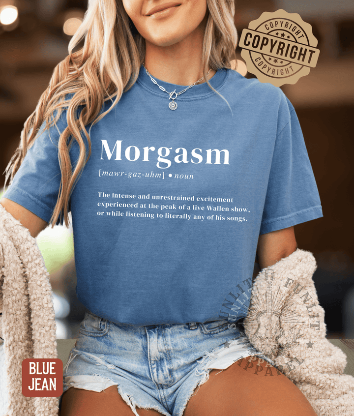 Morgasm Country Concert Tee - Sunlit Funlit | Graphic Tees for Country Concert Addicts