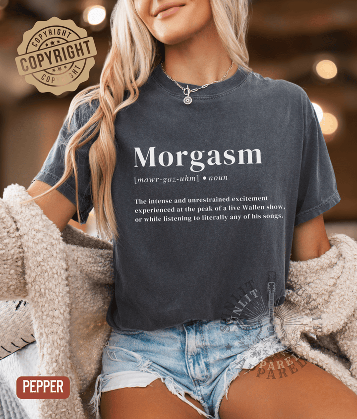 Morgasm Country Concert Tee - Sunlit Funlit | Graphic Tees for Country Concert Addicts
