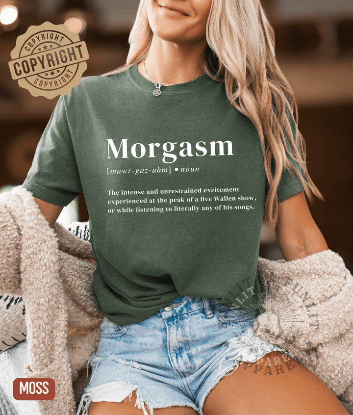 Morgasm Country Concert Tee - Sunlit Funlit | Graphic Tees for Country Concert Addicts