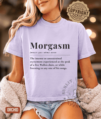 Thumbnail for Morgasm Cropped Country Music Shirt 