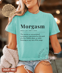 Thumbnail for Morgasm Cropped Country Music Shirt 