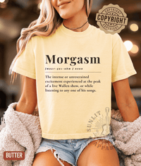 Thumbnail for Morgasm Cropped Country Music Shirt 