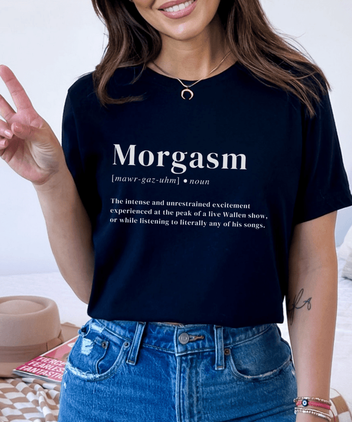 Morgasm Lightweight Country Concert Shirt