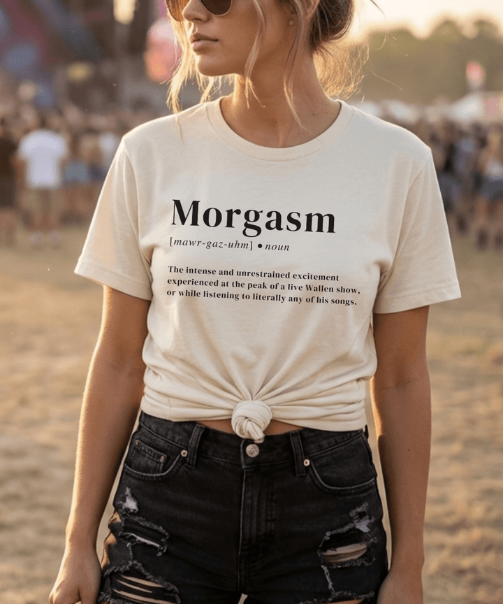 Morgasm Lightweight Country Concert Shirt