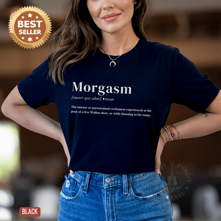 Morgasm Lightweight Country Concert Tee - Sunlit Funlit | Graphic Tees for Country Concert Addicts