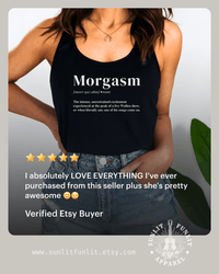 Thumbnail for Morgasm Muscle Tank – Wallen Concert Tank Top - Sunlit Funlit | Graphic Tees for Country Concert Addicts