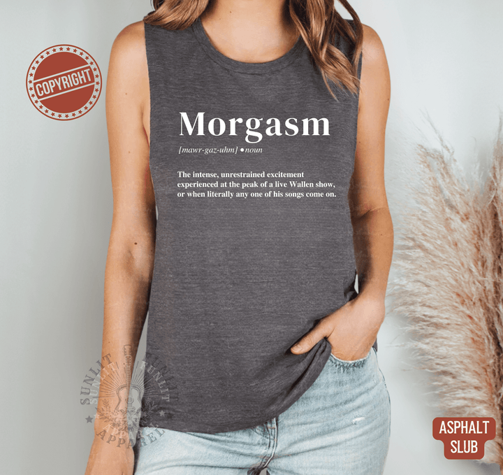 Morgasm Muscle Tank – Wallen Concert Tank Top - Sunlit Funlit | Graphic Tees for Country Concert Addicts