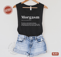 Thumbnail for Morgasm Muscle Tank – Wallen Concert Tank Top - Sunlit Funlit | Graphic Tees for Country Concert Addicts