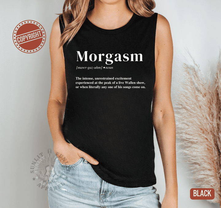 Morgasm Muscle Tank – Wallen Concert Tank Top - Sunlit Funlit | Graphic Tees for Country Concert Addicts