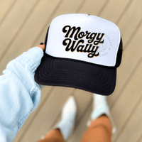 Thumbnail for Morgy Wally Sunset Country Trucker Hat - Sunlit Funlit | Graphic Tees for Country Concert Addicts