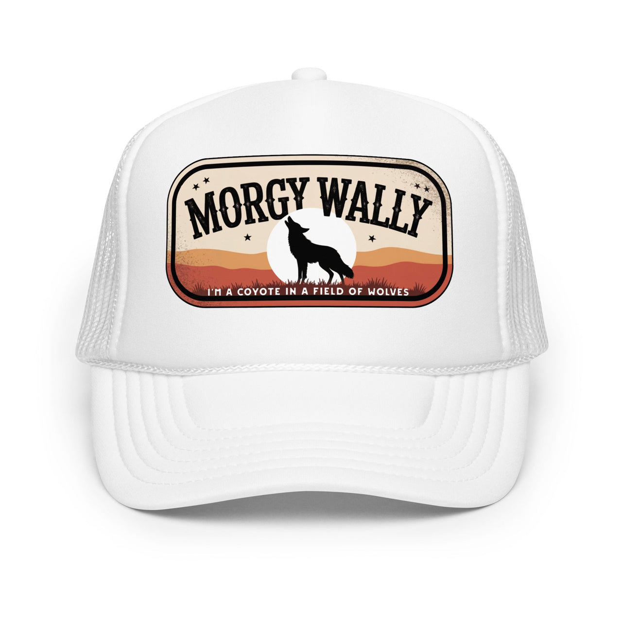 Morgy Wally White Moon Hat - Sunlit Funlit Country Music Tees